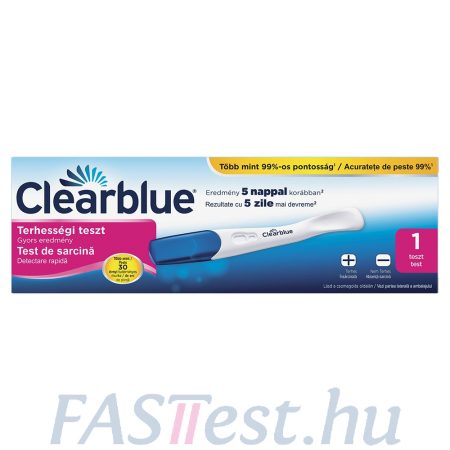 Clearblue  terhességi teszt