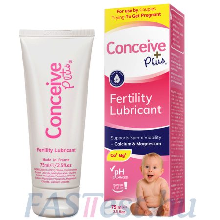 Conceive Plus spermabarát síkosító, kálcium- és magnéziumionnal - 75 ml-es